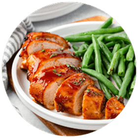 BBQ Chicken With Butter Rice